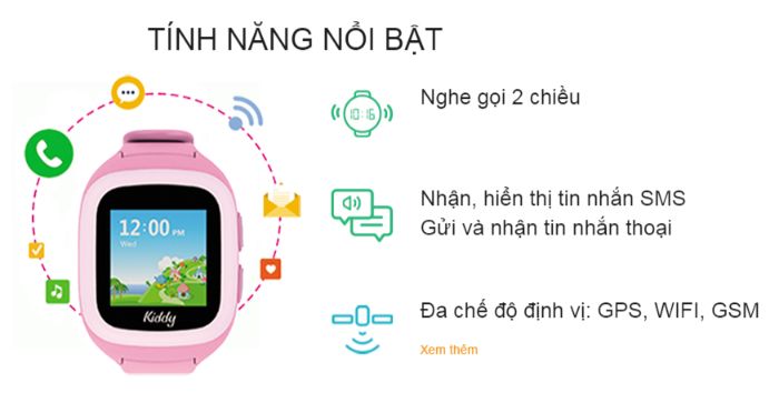 Tìm hiểu ưu nhược điểm và lưu ý khi sử dụng đồng hồ điện thoại trẻ em Kiddy