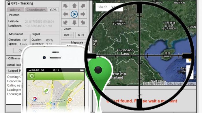 Định vị vị trí số điện thoại Viettel bị mất nhờ GPS 