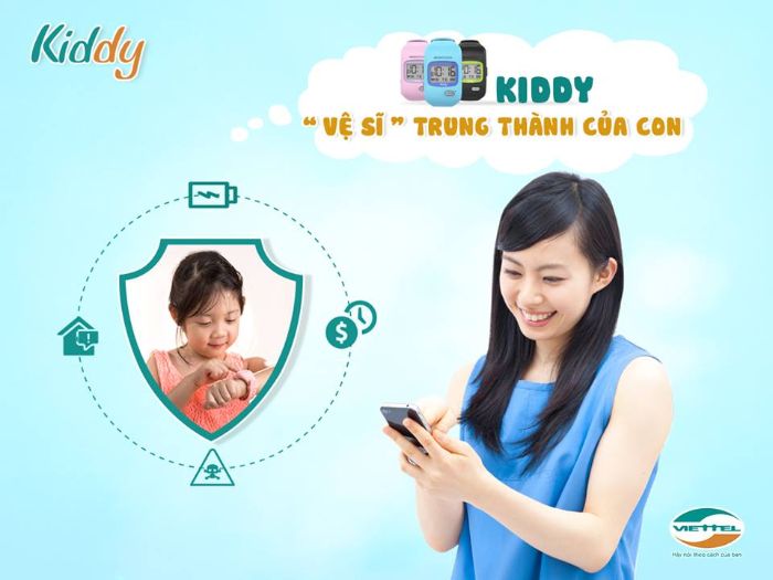 Đồng hồ thông minh Kiddy Viettel là sản phẩm được đánh giá rất cao về ngoại hình