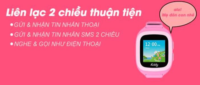 Chiếc đồng hồ có thể nghe gọi, gửi tin nhắn thoại 2 chiều