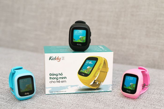 Đồng hồ thông minh cho trẻ Kiddy Viettel được sản xuất với chất liệu cao cấp silicon