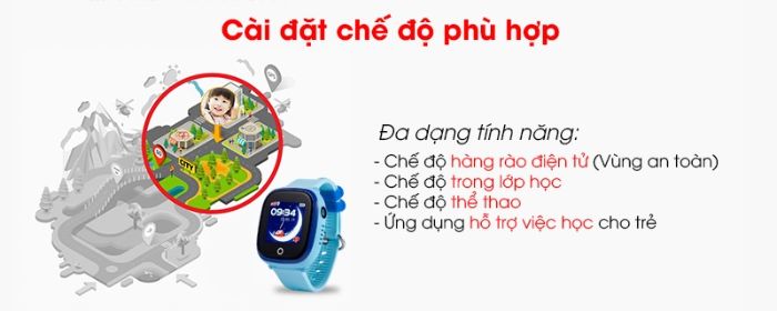 Những chiếc đồng hồ thông minh cho trẻ em Viettel được trang bị những tính năng rất hữu ích